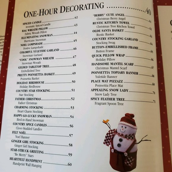 Christmas Crafts - One Hour Christmas Crafts Idea Book - Picture 5 of 6